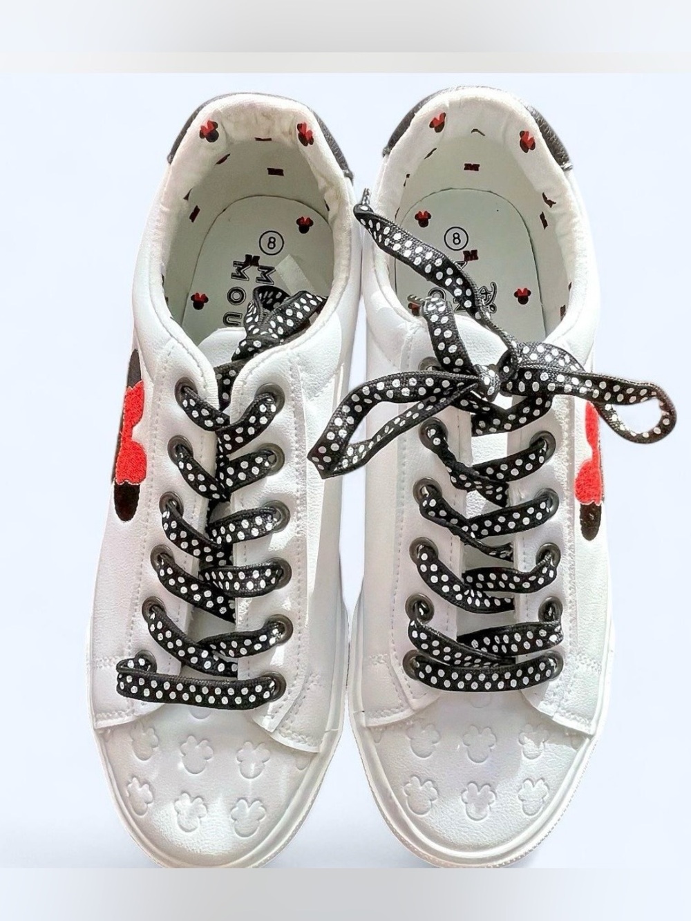 Disney x Ground Up Minnie Mouse Low Top Court Sneakers Size 8